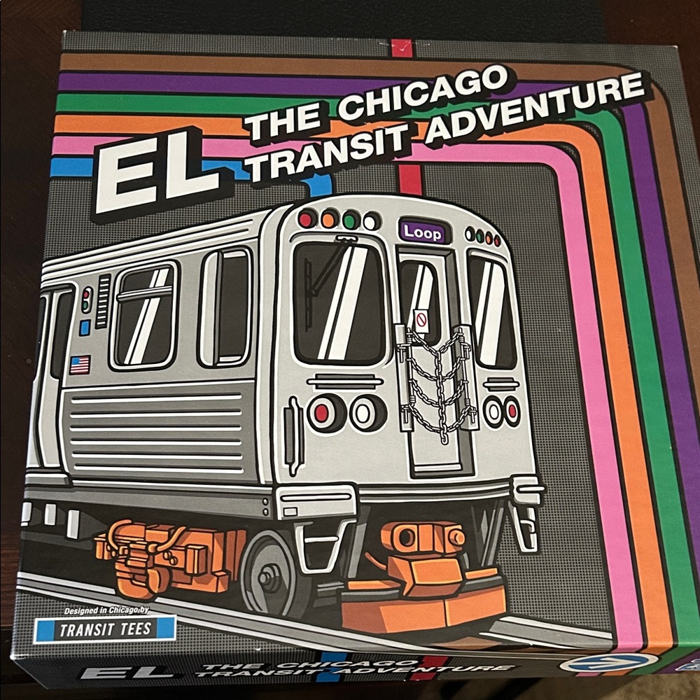 Like new EL The Chicago Transit Adventure Board Game